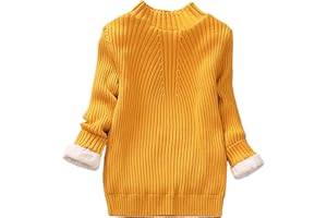 Yishengwan Kinder Mädchen Warm Herbst Winter Langarm Strickpullover Sweatshirt Sweater Pullis