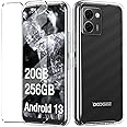 Cover Compatible with DOOGEE N50S/N50 Pro Case with 1 Pack Tempered Glass Screen Protector Phone Case for DOOGEE N50S/N50 Pro,Soft TPU Slim Fit Shockproof Anti-Scratch Phone Cover-Clear