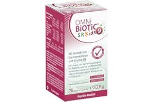 ‎OMNI BIOTIC OMNi BiOTiC SR-9 Kids | 28 Sticks | 9 Bakterienstämme | Direkt auf der Zunge zergehen lassen | Vegan | Glutenfrei | Lactosefrei
