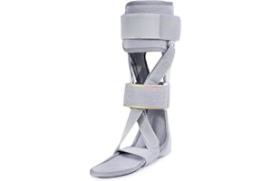 Tairibousy AFO Foot Drop Brace Ankle Foot Orthosis Medical Foot Up Afo Walking with Shoe for Stroke Hemiplegia for Men and Women (Medium-Right)