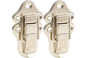 ADAMHALLHARDWARE 2x Adam Hall 1607 - Aufbauschloss mittel 69 x 38 x 11 mm - Schnapp-Schloss, Kisten-Koffer-Schloss-Verschluss