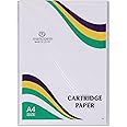 Mancloem Paper A4 White Cartridge Sheets - 140 Gsm | Ideal For Sketching, Drawing, School Assignments And Office Work | 16.5 X 11.5 Inches | 100 Sheets, Watercolor