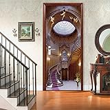 Ocean View Door Sticker, Peel And Stick, Door Decal, Self Adhesive Door Decal, Peel And Stick Vinyl, Door Wrap, Sel Adhesive Wallpaper - Norway