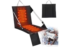 HUIJUTCHEN Asiento de estadio con calefacción para gradas, cojín de estadio portátil con calefacción