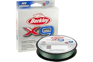 ‎BERKLEY Berkley X9 geflochtene Angelschnur – 9-fache geflochtene Schnur zum Salzwasser- und Süßwasserangeln