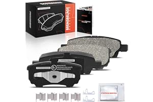 Frankberg 4x Brake Pad Rear with Housing brackets Compatible with Avenger 2.0L-3.6L 2007-2014 Lancer VII CSA CTA 1.3L-2.0L 2003-2013 Outlander I CUW Replace# 5191271AA