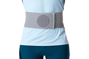 HEERTEEAJ Umbilical Hernia Belt | Abdominal Hernia Belt for Men & Women | Belly Button Umbilical Hernia Binder w/ 1 Hernia Compression Pads | Ventral, Epigastric & Post Surgery Support Belts