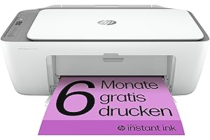 HP DeskJet 2720e Multifunktionsdrucker, 6 Monate gratis drucken mit HP Instant Ink inklusive, Drucker, Scanner, Kopierer, WLA