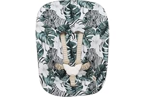 JYOKO KIDS Fodera in Cotone Compatibile con Stokke NewBorn (ZEBRA)