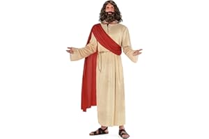Morph Costumes Costume Gesu Cristo, Vestito Gesu Cristo, Gesù Costume, Costume Gesù, Gesu Costume, Costume Gesu Adulto Con Parrucca Gesu Cristo, Vestito Gesù