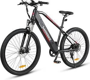 SAMEBIKE Bicicletta elettrica da montagna MY275 Bicicletta elettrica  pieghevole per adulti (Nero) : Sport e tempo libero
