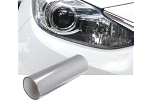 ZYNCUE 1 rollo de película protectora para faros de coche, 30 x 100 cm, transparente, protector de luz para parachoques, capó de pintura, envoltura de vinilo