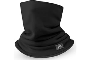 GXCROR Winter Schlauchschal, Wendbarer Fleece Halsschlauch, Winddichte Gesichtsmaske, Warmer Halswärmer für Herren & Damen