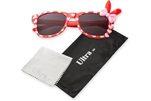 UltraByEasyPeasyStore Childrens Sunglasses Bunny Bow Glasses UV400 Kids Girls Boy Heart 3 to 9 Years