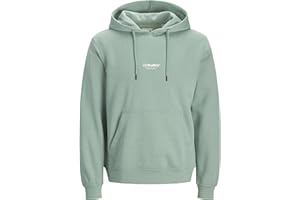 JACK & JONES Herren Hoodie Kapuzenpullover JJESOHO Sweat Hood - Relaxed Fit