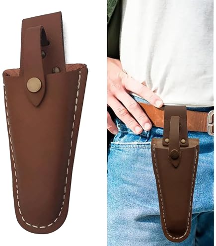 2 Pcs Leather Pruner Holster, Portable Sheath Tool Holster Shears