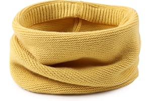 Pesaat Knitted Baby Boys Girls Scarf Autumn Winter Toddler Scarves Warm Round Neck Warmer Infant Toddler Kids