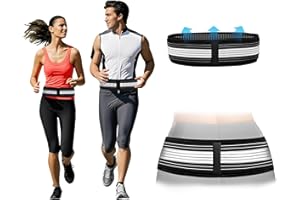 Conponous Ceinture Sacro Iliaque pour Hommes et Femmes, Réglable Antidérapant Ceinture Lombaire Sciatique pour Soulager le mal de dos Qui Soulage les Douleurs Sciatiques, Pelviennes, du Bas du Dos