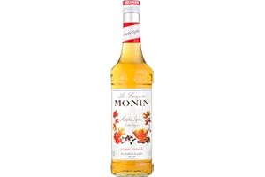 MONIN Sirop d'Erable épicé pour Café, Cappuccino et Chocolat Chaud - Arômes Naturels - 70cl