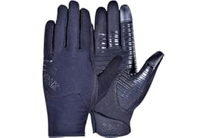 AK RIDING SPORTS LTD AK Equestrian Perfo Fit Amareta Wildleder Reiten Ganzjahres-Multifunktionshandschuhe AKRS-8392