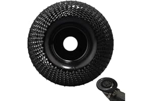 BRESUCNY Muela De Madera, 100mm Disco Abrasivo de Madera, muela amoladora, Amoladoras Angulares de Carburo de Tungsteno, para Amoladoras Angulares de Carburo de Tungsteno Molienda Tallado