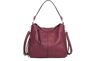 Woodland Leathers Women Handbags & Shoulder Bags Fashion Hobo Bags Faux Leather Long Strap Shoulder Bag Large Tote Bags For Women Great for Work Business School College