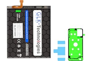 High-Capacity Ersatz-Akku kompatibel mit Samsung Galaxy A51 (A515F) BA515ABY | GLK-Technologies Battery | accu | 4200mAh Akku | inkl. 2 Klebebandsätze