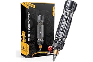 JOREST 19 in 1 Multi Bit Screwdriver Set, Christmas Gifts for Men Him Dad, Multitool Gadgets Stocking Fillers for Men, Mens Gifts for Chritmas Birthday Presents