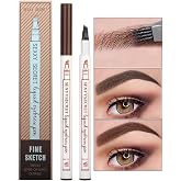 Chermik Koyu Kahve Fine Sketch Kaş Kalemi Şekillendirme Boyama Kaş Rimeli Kalıcı Microblading