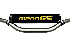 MOTO DISCOVERY Paracolpi manubrio per BMW R1200GS (logo giallo)