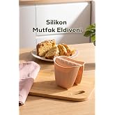Porsima 33006-1 Silikon Fırın Eldiveni Isı Yalıtımlı Mikrodalga Fırın Tencere Tepsi Tutacağı Krem