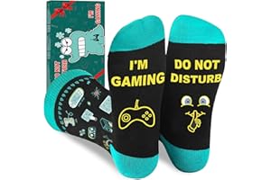 CYBIONE Calcetines Divertidos para Adolescentes, Regalo Original para Gamers, Juguetes Sorpresa, Detalle para Navidad o Calendario de Adviento