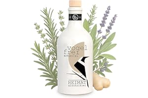 ‎HEIMAT VOGELFREI BOTANICAL alkoholfreie Alternative 0,0% - 21 mediterranen Botanicals aus der HEIMAT Dry Gin Destille mit Zitrone, Thymian und Wacholder -alkoholfreie Cocktails Drinks (500ml)