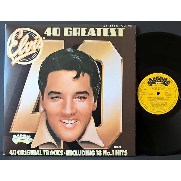 Elvis Presley Elvis's 40 Greatest UK盤 LP Elvis Presley 40 Greatest by : Amazon.co.uk: CDs & Vinyl