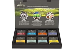 Taylors of Harrogate | Assortimento Tè & Tisane in 8 Sapori Differenti | Tè e Tisane in Cofanetto Regalo 48 Bustine Gusti Assortiti - 108 Gr.