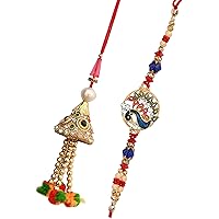 GYNKY Pack of 2 Rakhi for Bother|rakhi gift for brother|combo rakhi for brother|rakhi for brother and bhabhi and kid…