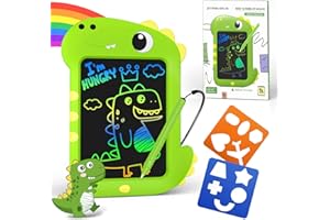 Primevolve Tableta de Escritura LCD 8,5 Pulgadas, Juguetes Niños Niñas 2 3 4 5 6 7 Años, Tableta Grafica Niños, Juguete Educativo 3 Años, Regalo Niña 3 4 5 6 7 Años (Dinosaurio)