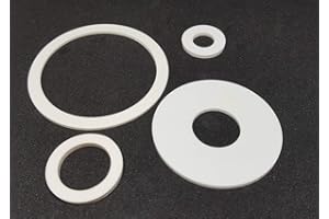 T & P SUPPLIES LTD Solid Silicone Rubber Washer - Size; 2mm Thick - 3mm Inside Diameter x 14mm Outside Diameter