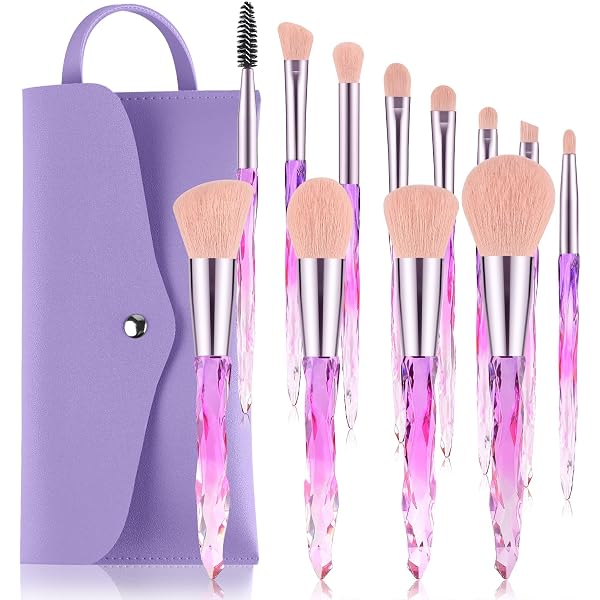 MODA Royal & Langnickel EZGlam Perfect Complexion Make-up-Pinsel-Set – 2-teilig, Reisegröße, Pink