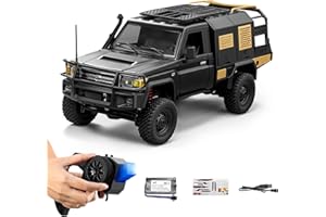 ARRIS 1/12 Scala RC Crawler MN-82S LC79 RTR 4x4 Off Road Veicoli 2.4 GHz RC Modello per Adulti Hobby Giocattolo (nero)