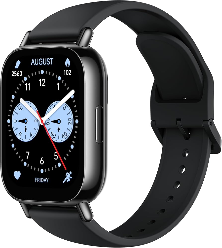 Xiaomi Redmi Watch 5 Lite Black Akıllı Saat, 1.96 İnç AMOLED Ekran, Dahili GPS, Bluetooth ile Arama, Siyah