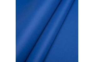 EDGE HANDELS GMBH Polyester Oxford 600D 1lfm - Wasserdicht, Outdoor Stoff, Segeltuch, Abdeckplane - Wasserdicht (Blau)