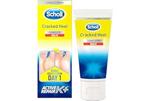 DR. SCHOLL'S Scholl Cracked Heel Complete Cream with Repair K+, 60ml - Moisturising Treatment Cream for Cracked Heels and Dry Skin with Keratin- 1 x 60 ml