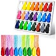 HBSTUDIO Washable Toddler Crayons, Water-Drop Shape Crayons Bulk for Kids, Non Toxic Crayons Set Safe for Babies and Children Age 3+, Coloring Crayons Box for School & Art Supplies(24 Colors)