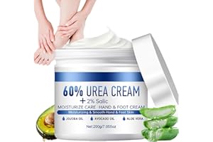 MEITREND Krem do stóp z mocznikiem, 60%, 200 g, krem do stóp z mocznika, bardzo suche stopy, maksymalna moc, balsam do ciała zapewnia głębokie nawilżenie, pielęgnacja stóp przeciw zrogowaciałej skórze