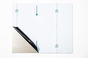 bestell-dein-Blech Tôle d'aluminium de 1,5 mm d'épaisseur - Tôle d'aluminium laminé naturel d'un côté avec film de protection - Dimensions : 40 x 75 cm (400 x 750 mm)