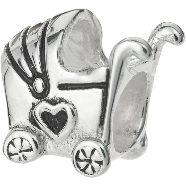 Charm - Lettre "B" Argenté - Charms Élégance