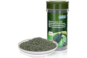 Nobleza Turtle Food, 175g / 500ml Deliciosas Pastillas nutricionales,aptas para el Consumo Diario de Comida para Tortugas