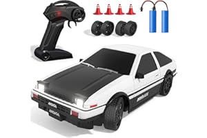 AYIQUTY RC Drift Car, 1:24 Mini 4WD 2.4GHz Remote Control Drift Cars with Semi Proportional Throttle and LED Light, 25KM/H RC Racing Car, Remote Control Cars Toys Gifts for 6 7 8 9 10 11 12+ Year Old Boy