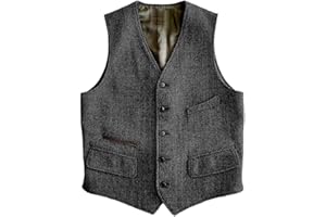 Solovedress Wolle Anzugweste Formale Regular Fit Weste Anzug Weste für Hochzeit Groomsmen